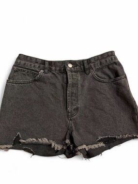 O'Neill Black Distressed High-Rise Denim Cutoff Shorts